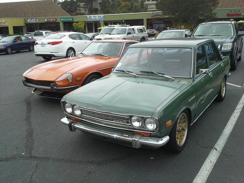 Illustration for article titled Small, personal Datsun cars and coffee Marin this morning